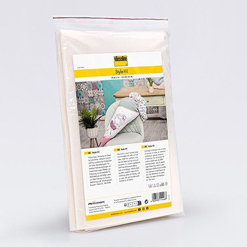 Style-Vil [72 cm x 1 m] | Vlieseline – bianco,  image number 2