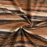 Jersey glitterato a righe sfumate – marrone/nero,  thumbnail number 4