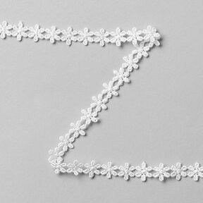 bordura in pizzo Flower - bianco sporco, 
