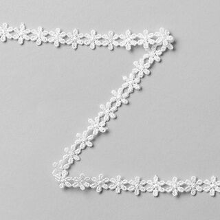 bordura in pizzo Flower - bianco sporco, 