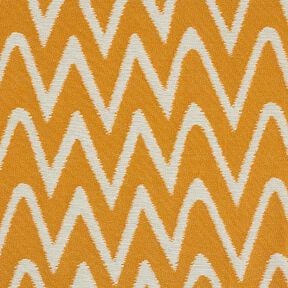 tessuto jacquard da esterni motivo ikat – senape, 