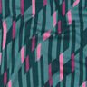 jersey romanit Losanghe astratte – petrolio/rosa,  thumbnail number 2