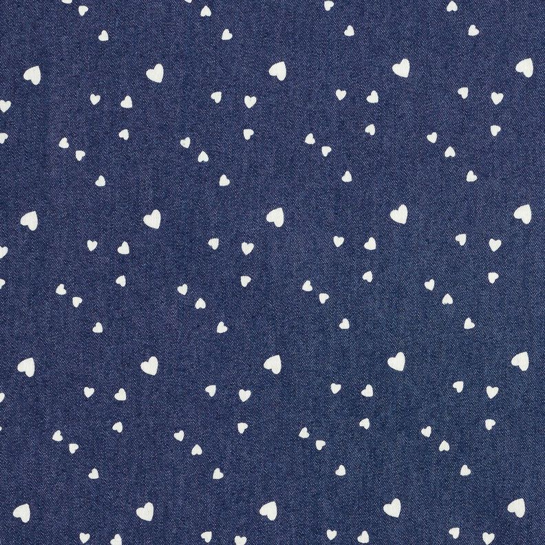 chambray Cuoricini – blu marino/bianco lana,  image number 1