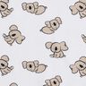 GOTS jersey di cotone Koala | Poppy Fabrics – bianco/mandorla,  thumbnail number 1