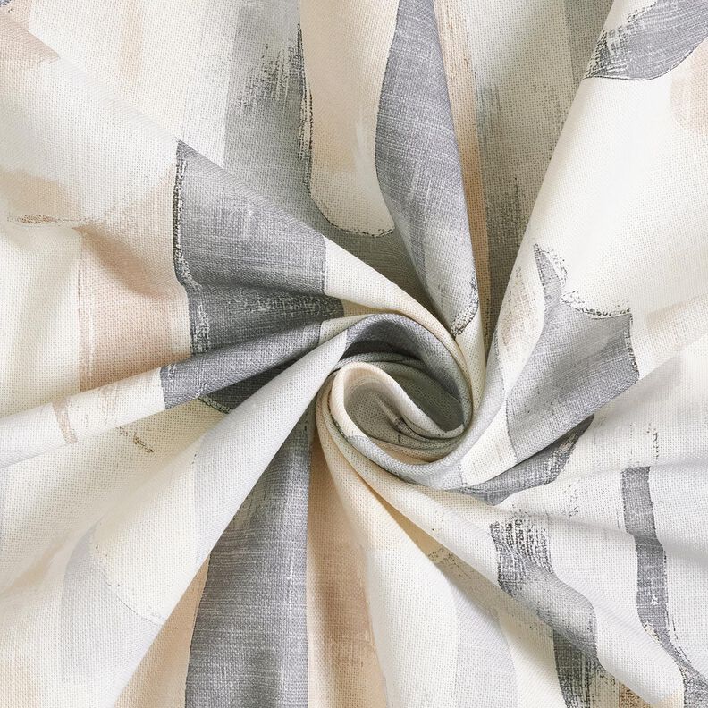 tessuto arredo mezzo panama Archi artistici &ndash; beige chiaro/grigio,  image number 3