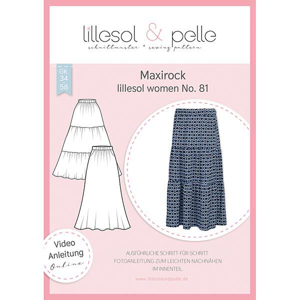 Maxi gonna | Lillesol & Pelle No. 81 | 34-58,  image number 1