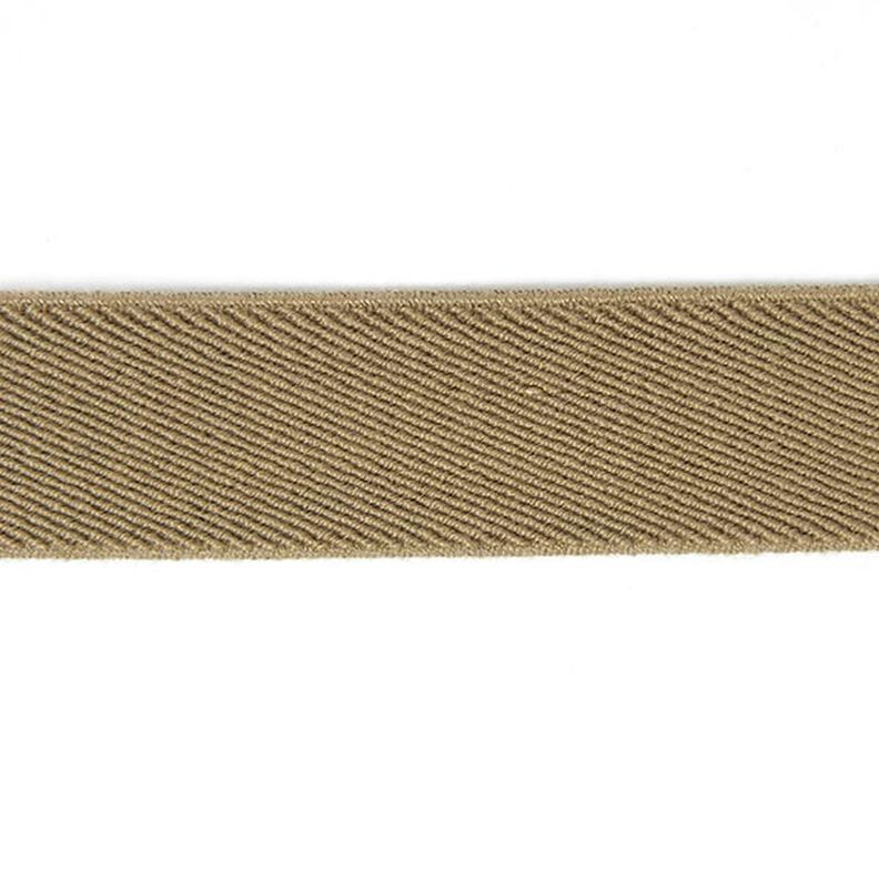 Nastro elastico basic - beige scuro,  image number 1