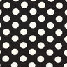 tessuto increspato pois [2,5 cm] – nero,  thumbnail number 1