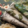 Tessuto arredo canvas Fiori nostalgici – verde scuro,  thumbnail number 5