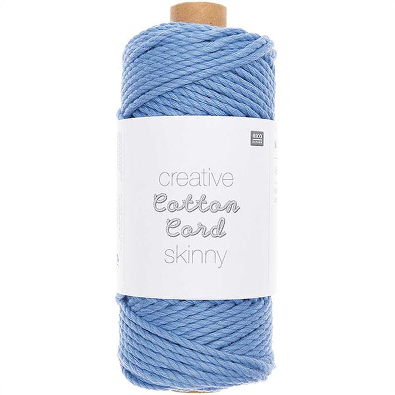 Creative Cotton Cord Skinny filato per macramè [3mm] | Rico Design - azzurro baby,  image number 1