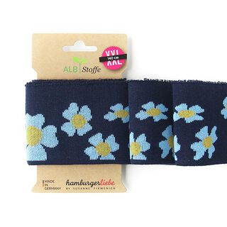 GOTS tessuto in maglia bio per bordi e polsini CUFF ME ICON [140 cm | 8 cm] | Albstoffe, 
