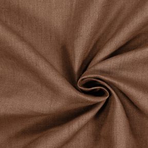 Tessuto di lino misto Ramie medio – marrone castagna, 