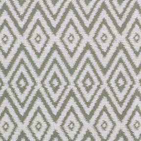 Tessuto jacquard da esterni stile etnico – verde oliva, 