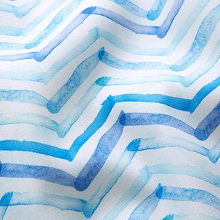 tessuti da esterni tessuti canvas zig-zag – blu, 