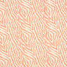 GOTS French terry, felpa estiva zebra | Tula – beige chiaro/arancione,  thumbnail number 1