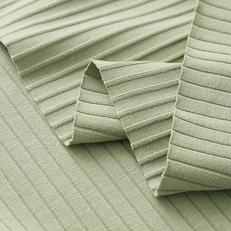 jersey a coste, tinta unita – pistacchio | Resto 20cm,  image number 4