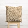 tessuto arredo mezzo panama Mare di foglie – bianco lana/marrone chiaro,  thumbnail number 8