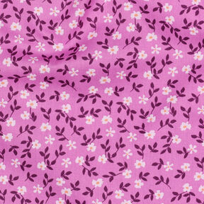 GOTS popeline di cotone fiorellini | Poppy Fabrics – pink/bianco, 