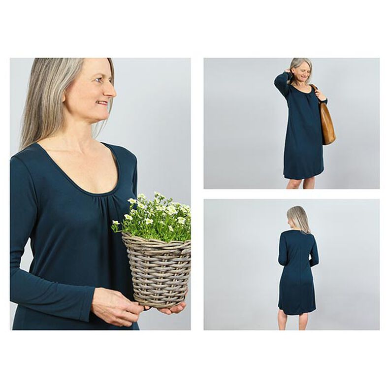 FRAU VLIELAND Abito in jersey con scollatura rotonda | Studio Schnittreif | XS-L,  image number 2