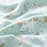 jersey di cotone Unicorno e arcobaleno – blu ghiaccio,  thumbnail number 2
