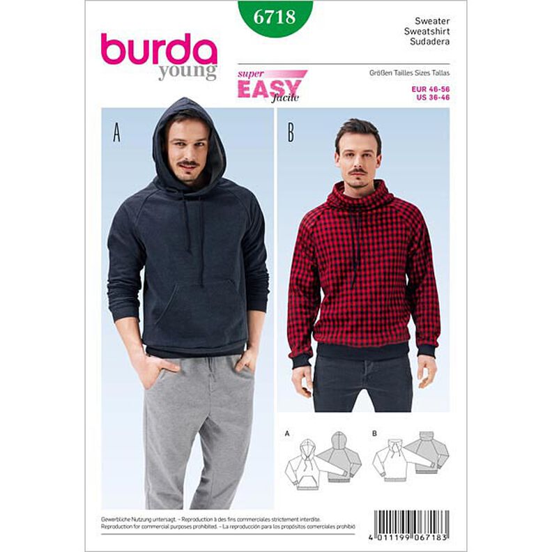 Pullover, Burda 6718,  image number 1