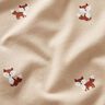 jersey di cotone piccole volpi – sabbia,  thumbnail number 2