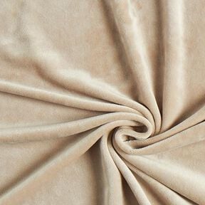 Velluto stretch vellutino nicki – beige chiaro, 