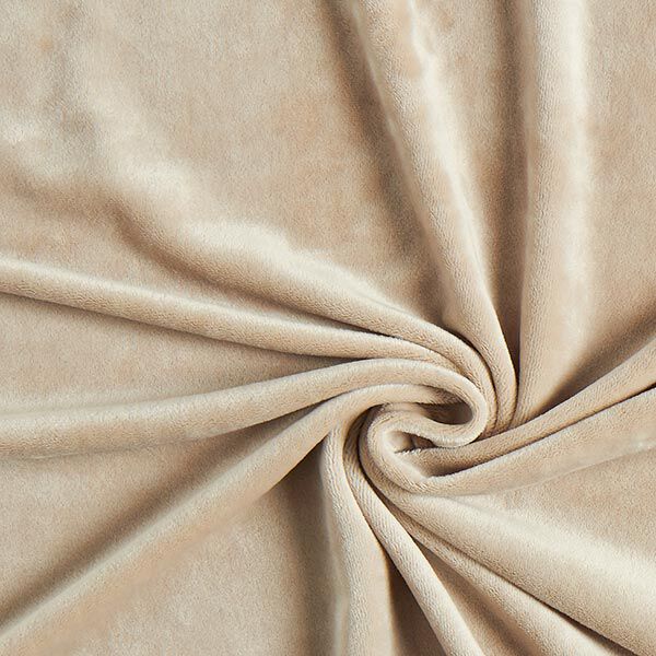 Velluto stretch vellutino nicki – beige chiaro, image number 1
