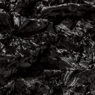 velluto stretch stropicciato – nero, 