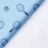 French terry, felpa estiva tennis stile rétro  | PETIT CITRON – azzurro,  thumbnail number 7