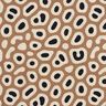 tessuto arredo mezzo panama Motivo leopardato astratto – marrone chiaro/anacardo,  thumbnail number 1