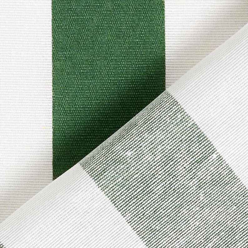 tessuto arredo tessuti canvas strisce – verde/bianco,  image number 4