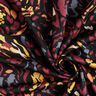 jersey di viscosa Macchie di colore astratte – nero/rosso Bordeaux,  thumbnail number 3
