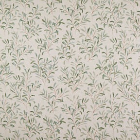 tessuto arredo mezzo panama Vischio – naturale/verde, 