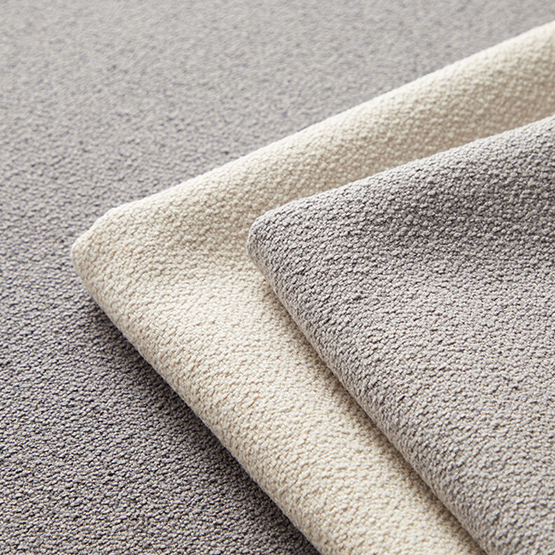 tessuto da tappezzeria bouclé fine – grigio,  image number 4