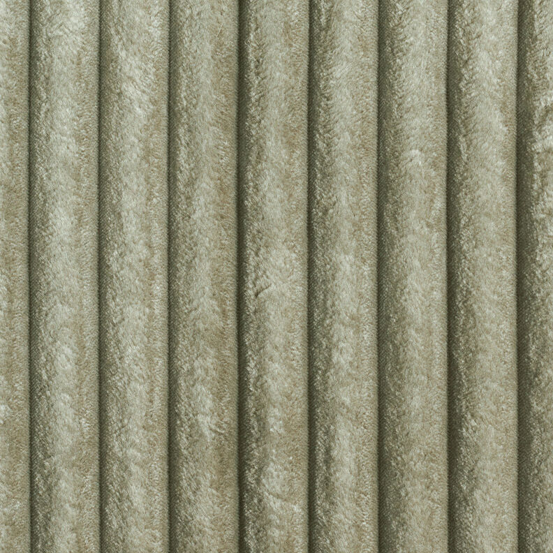 tessuto da tappezzeria Strisce di pelliccia – cachi chiaro,  image number 1