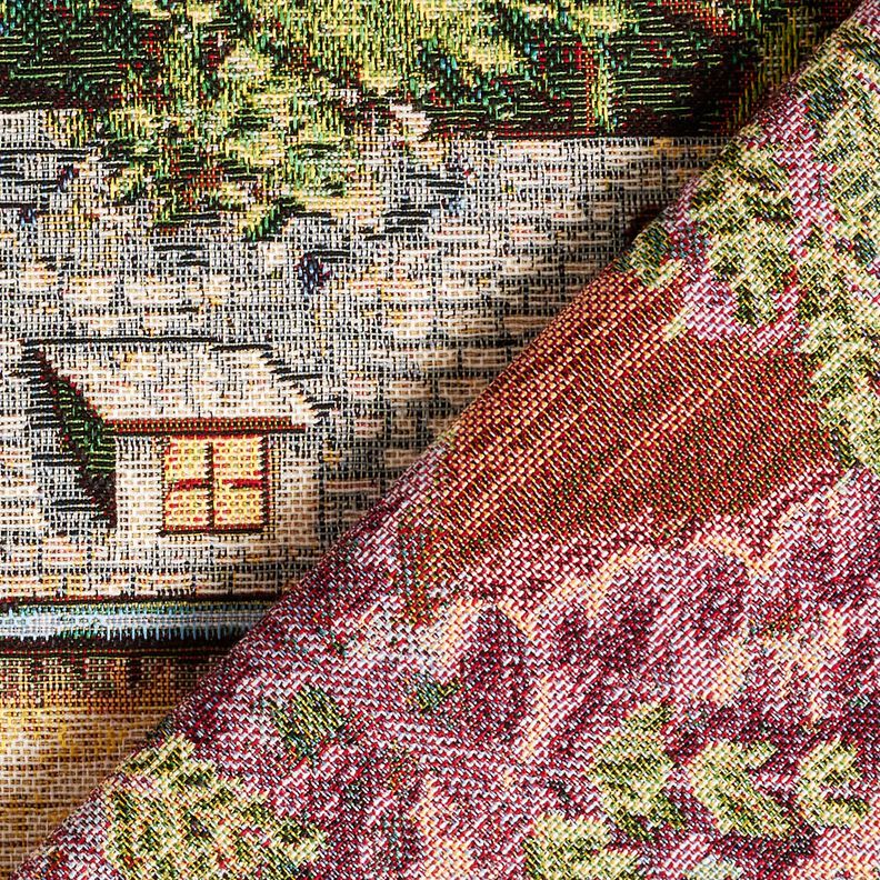 taglio di tessuto arredo gobelin Cottage romantico – beige chiaro/lavanda, image number 4