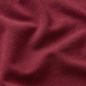 bambù jersey di viscosa tinta unita – rosso Bordeaux | Resto 50cm, 
