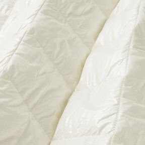 tessuto trapuntato Rombi leggermente lucenti – avorio, 