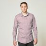 Tessuto per camicia a quadri sfalsati – bianco/blu marino,  thumbnail number 6