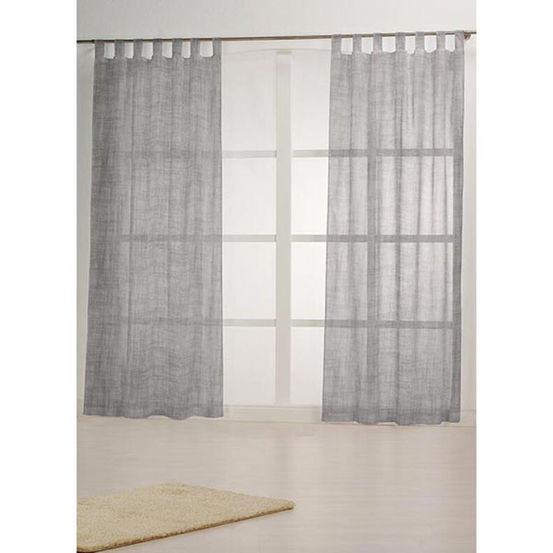 tessuto per tende voile Ibiza 295 cm – grigio chiaro,  image number 5