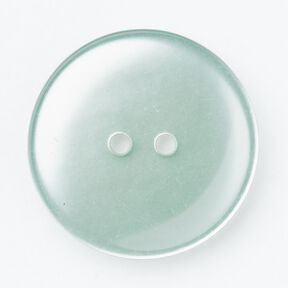 Bottone a 2 fori lucido [&Oslash; 25 mm] &ndash; menta chiaro, 