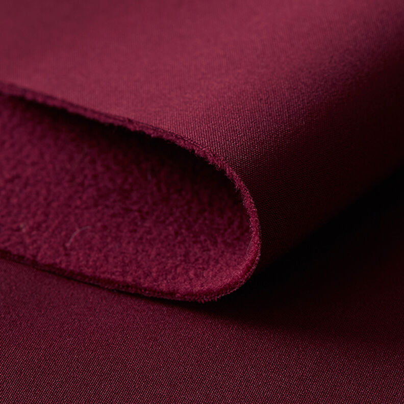 softshell tinta unita – rosso Bordeaux,  image number 5