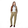 Tessuto a strisce per pantaloni – giallo/grigio,  thumbnail number 5
