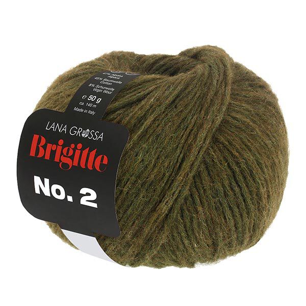 BRIGITTE No.2, 50g | Lana Grossa – verde oliva scuro,  image number 1