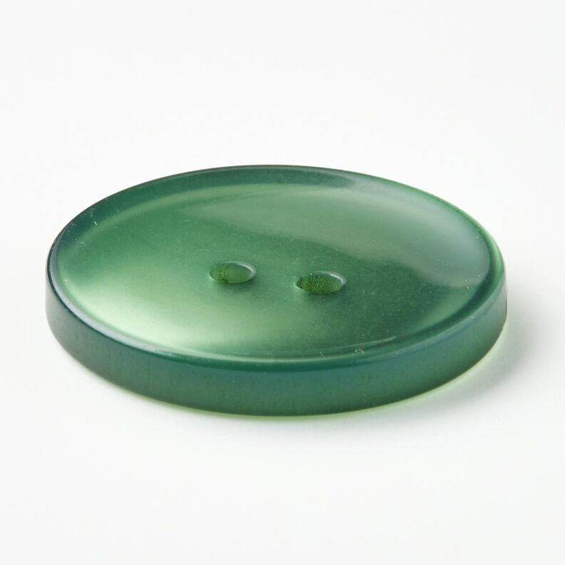 Bottone a 2 fori lucido [Ø 25 mm] – verde abete,  image number 2