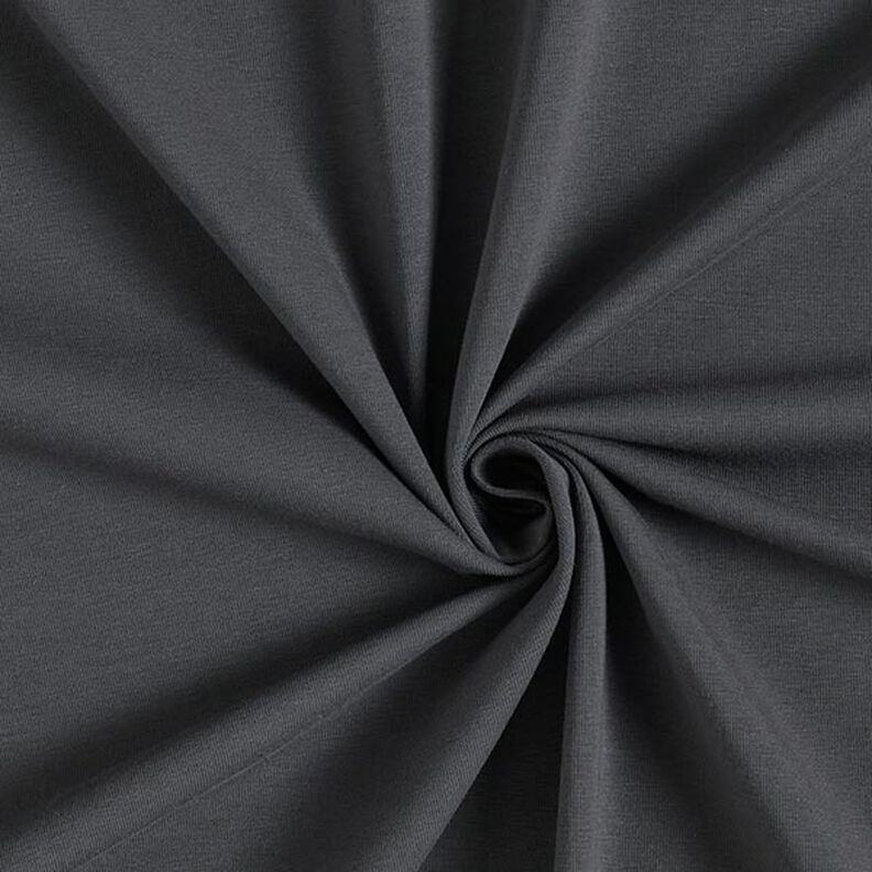 GOTS jersey di cotone | Tula – grigio scuro,  image number 1