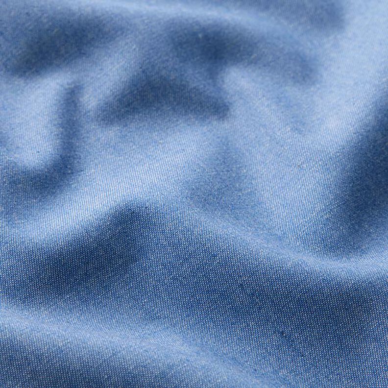 chambray di cotone, effetto jeans – blu,  image number 2