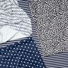 tessuto per costumi da bagno Pois – blu marino/bianco,  thumbnail number 5