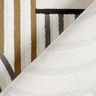 tessuto arredo mezzo panama Archi astratti – nero,  thumbnail number 4